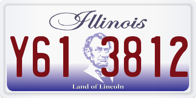 IL license plate Y613812