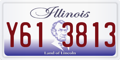 IL license plate Y613813