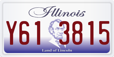 IL license plate Y613815