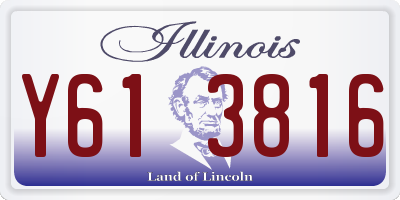 IL license plate Y613816
