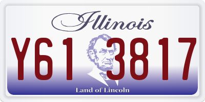 IL license plate Y613817