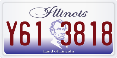 IL license plate Y613818