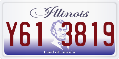 IL license plate Y613819