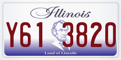 IL license plate Y613820
