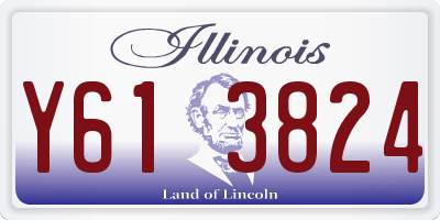 IL license plate Y613824