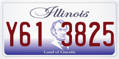 IL license plate Y613825