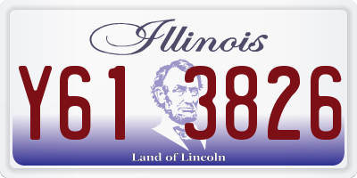 IL license plate Y613826