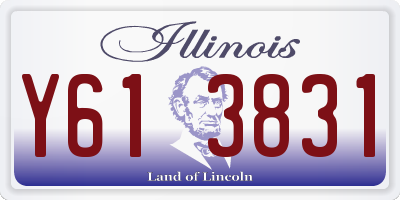 IL license plate Y613831