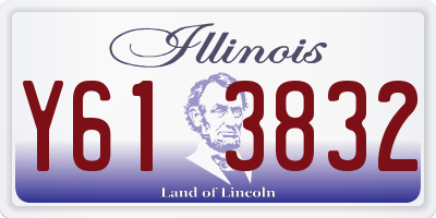 IL license plate Y613832