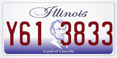 IL license plate Y613833