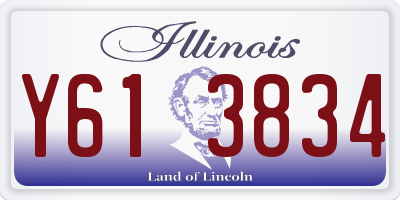 IL license plate Y613834