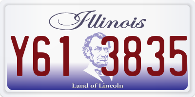 IL license plate Y613835