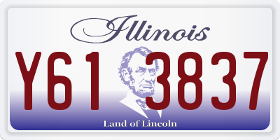 IL license plate Y613837