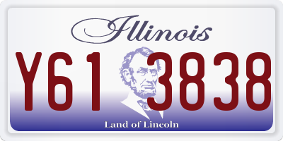 IL license plate Y613838