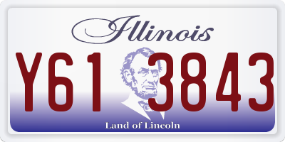 IL license plate Y613843