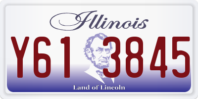 IL license plate Y613845
