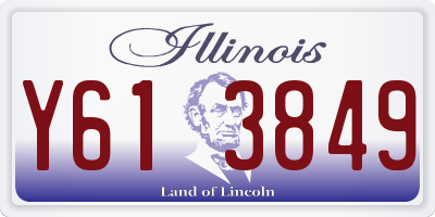 IL license plate Y613849