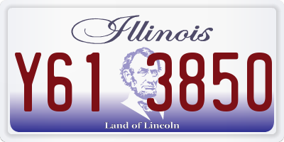 IL license plate Y613850