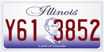 IL license plate Y613852