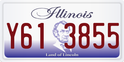 IL license plate Y613855