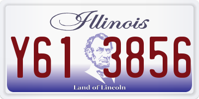 IL license plate Y613856