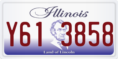 IL license plate Y613858