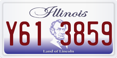 IL license plate Y613859