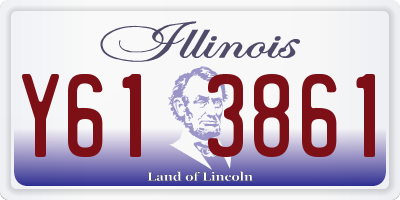 IL license plate Y613861