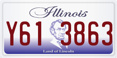 IL license plate Y613863