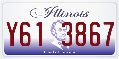IL license plate Y613867