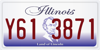 IL license plate Y613871