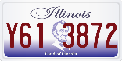 IL license plate Y613872