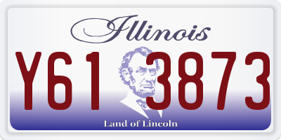 IL license plate Y613873
