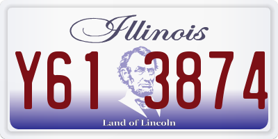 IL license plate Y613874