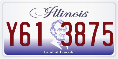 IL license plate Y613875