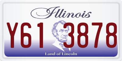 IL license plate Y613878