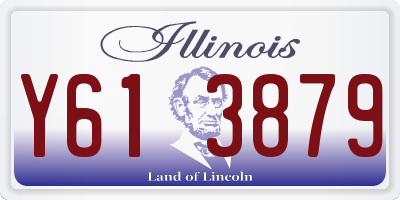 IL license plate Y613879