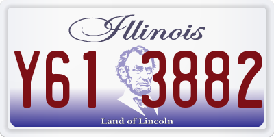 IL license plate Y613882