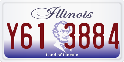 IL license plate Y613884