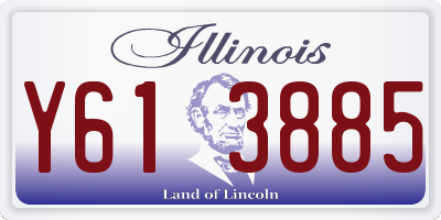 IL license plate Y613885