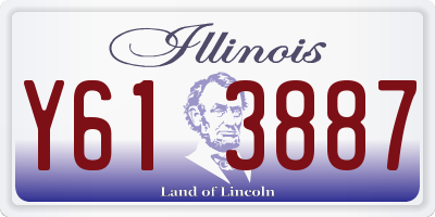 IL license plate Y613887