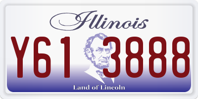IL license plate Y613888