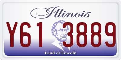IL license plate Y613889