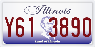 IL license plate Y613890