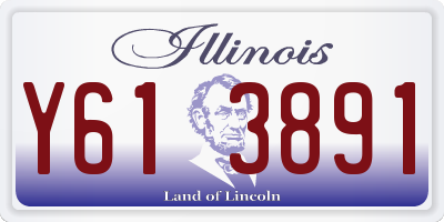 IL license plate Y613891
