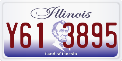IL license plate Y613895