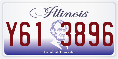 IL license plate Y613896
