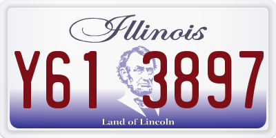 IL license plate Y613897