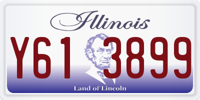 IL license plate Y613899