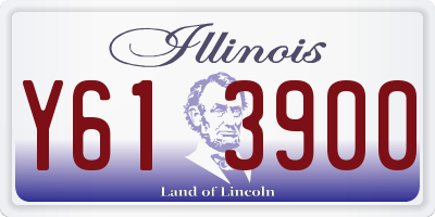 IL license plate Y613900